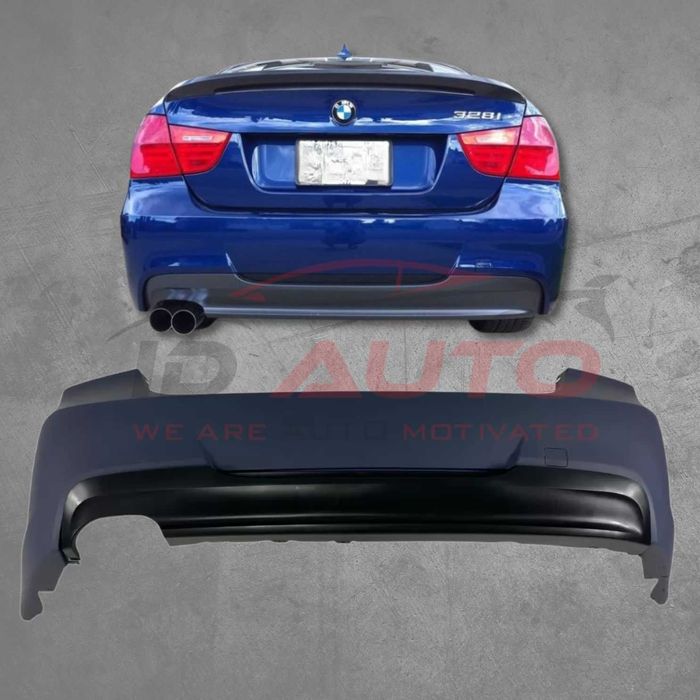 M tech Задна броня за BMW E90 (05–11), без отвори, бмв е90 мтех