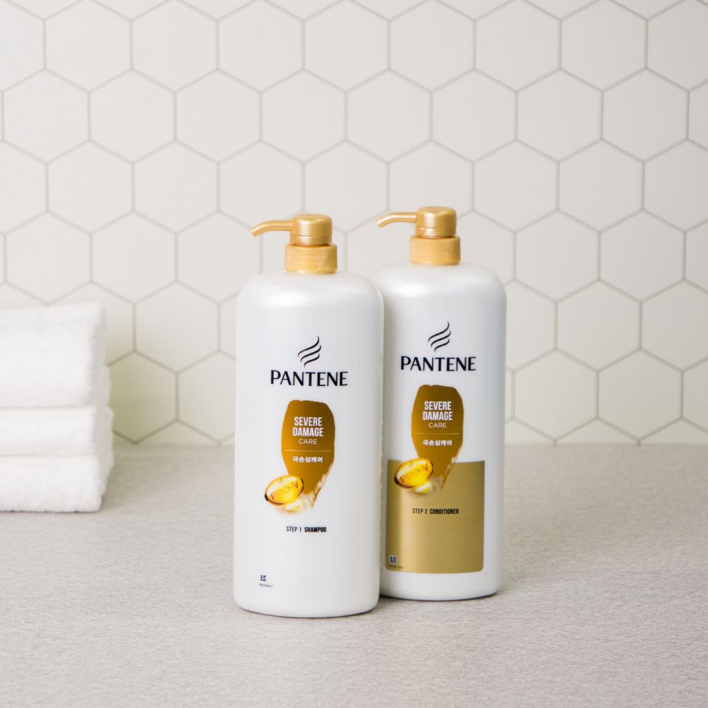 Pantene оригинальный корейский шампунь большой емкости, 1200 мл