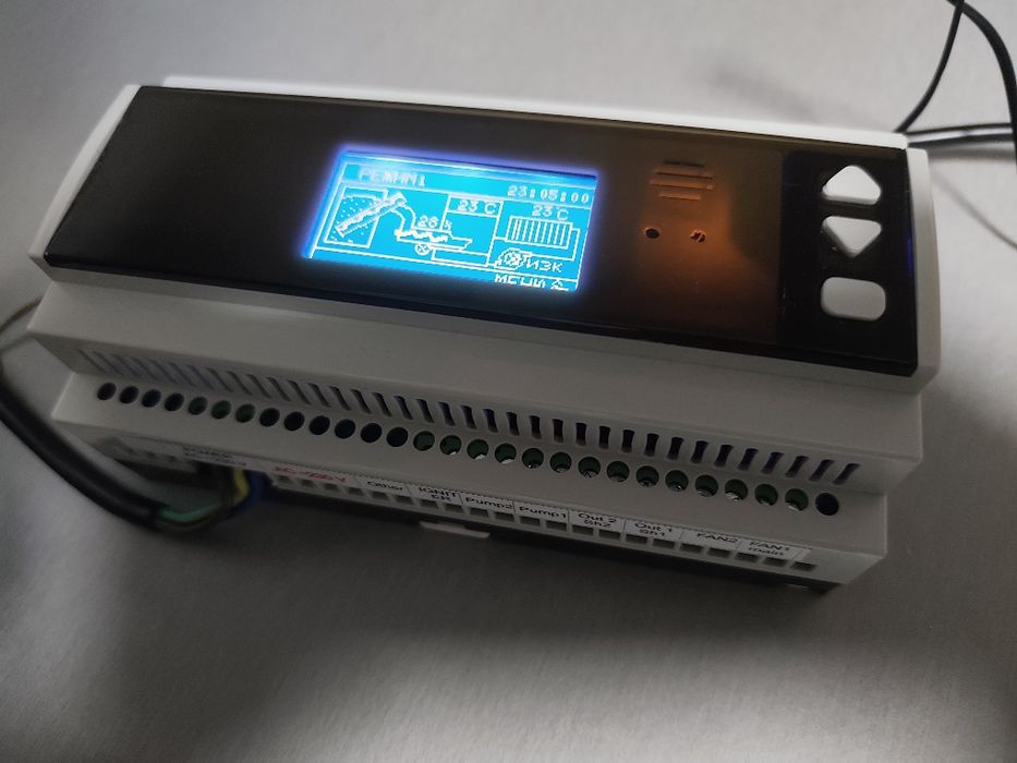 Контролер за управление на горелка за отопление на пелети или друго