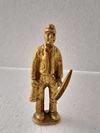 Miner , statueta din bronz masiv,  anii 60