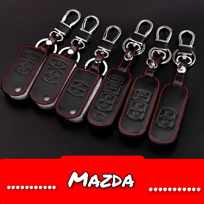 Кожен калъф за ключ Mazda 2 3 6 CX-5 CX-3 CX-4 CX-7 CX-9 AXELA