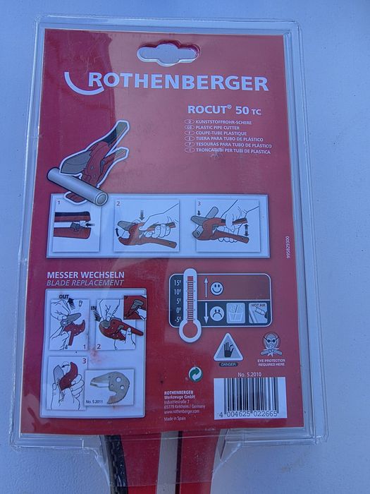 Foarfeca pentru tevi Rotenberger Rocut 50