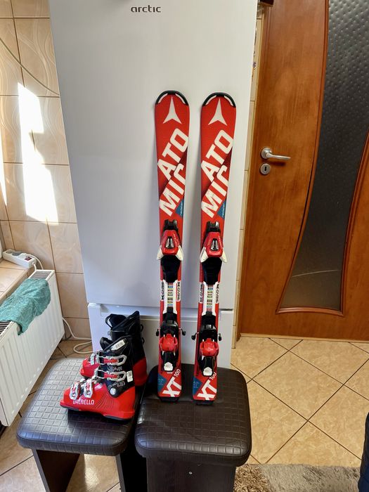 Schiuri copii 100 cm atomic rester xt cu clapari skiuri