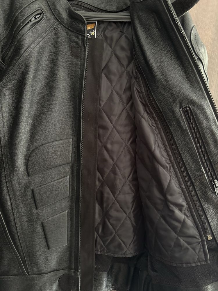 кожено мото яке