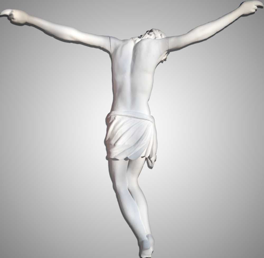 Голяма фигура Господ Исус на кръста скулптура 2м