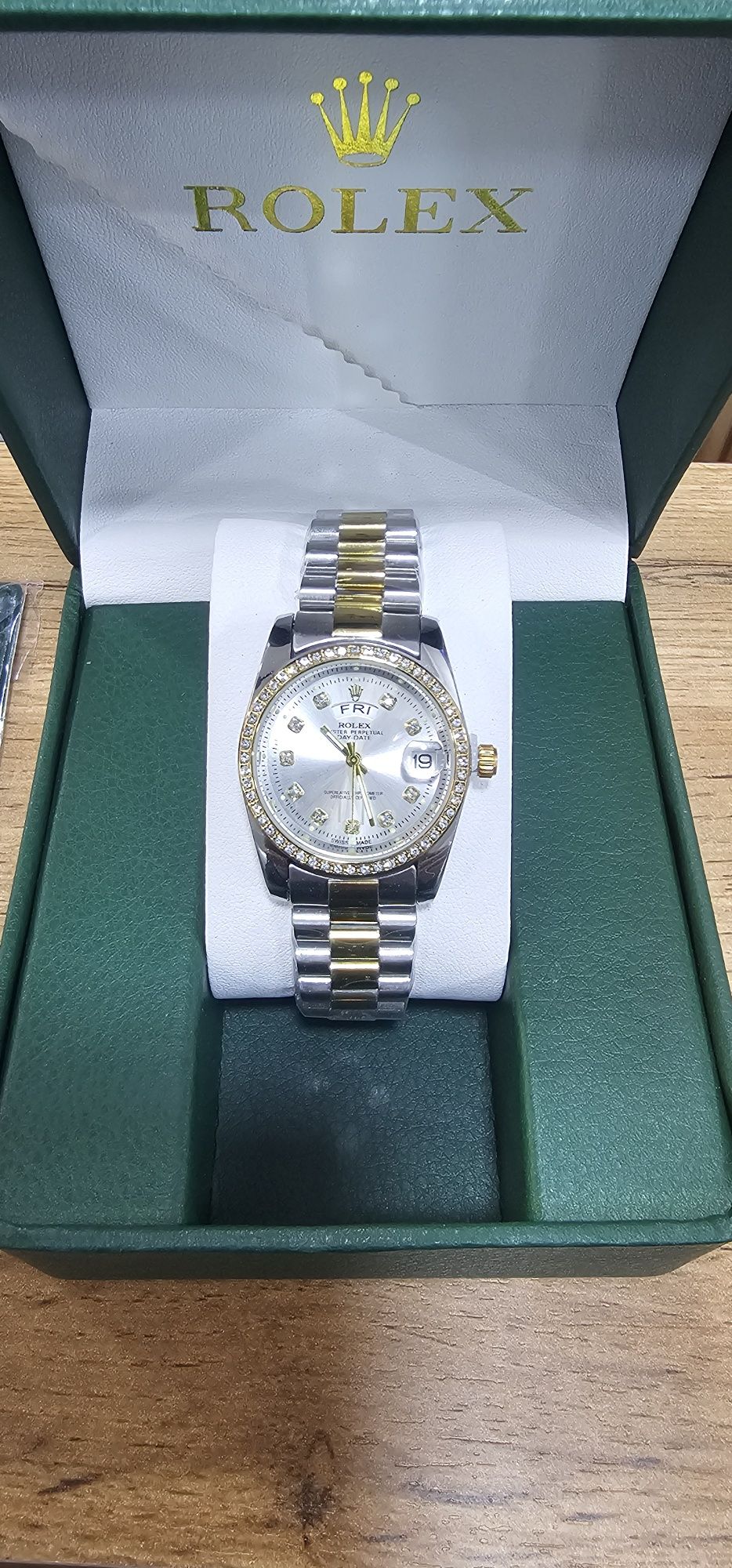 ROLEX Ayollar Qol soati korobka dokumentlari blan