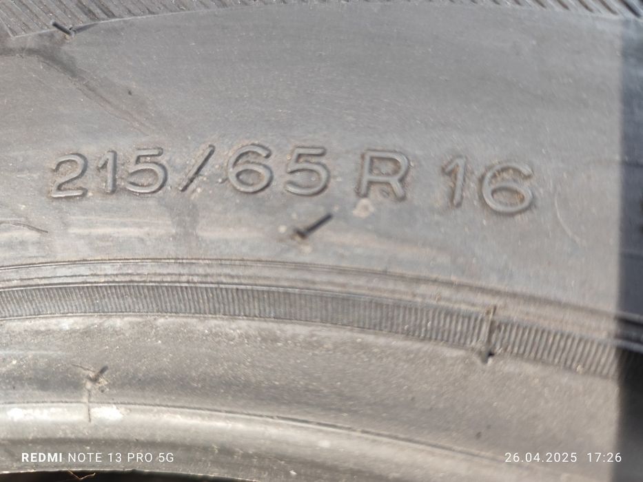 4 anvelope Michelin pentru toate sezoanele 215-65-16