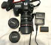 Kit Canon 6D + 2 obiective + filtru + baterie extra