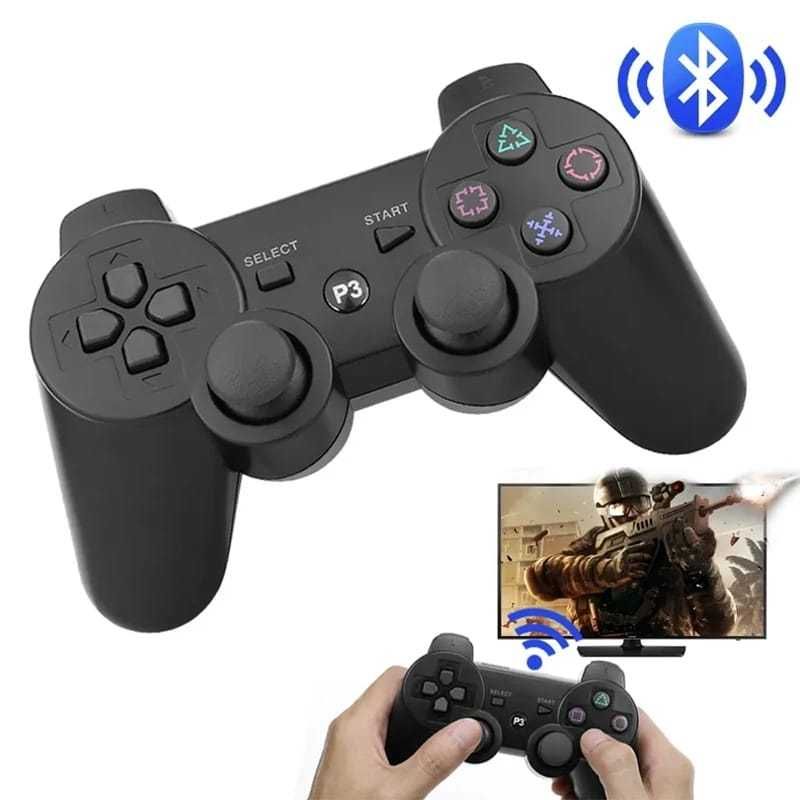 Controller wireless PS3, Bluetooth - Negru