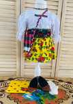 Costum popular fete pentru botez de Maramureș.
