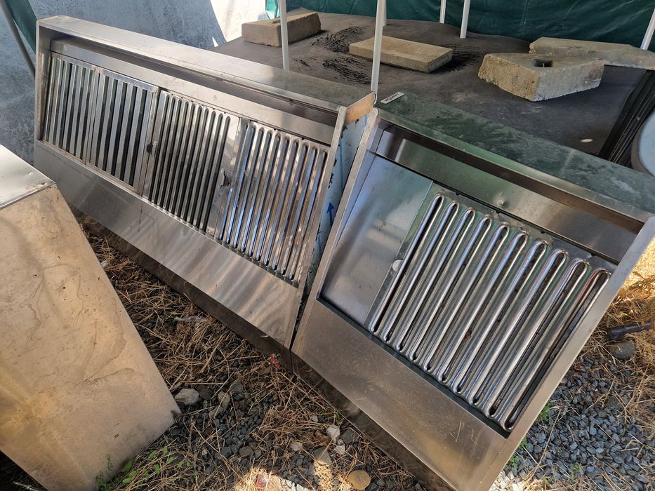 Hota inox cu filtre, alte aparate gatit bucatarie