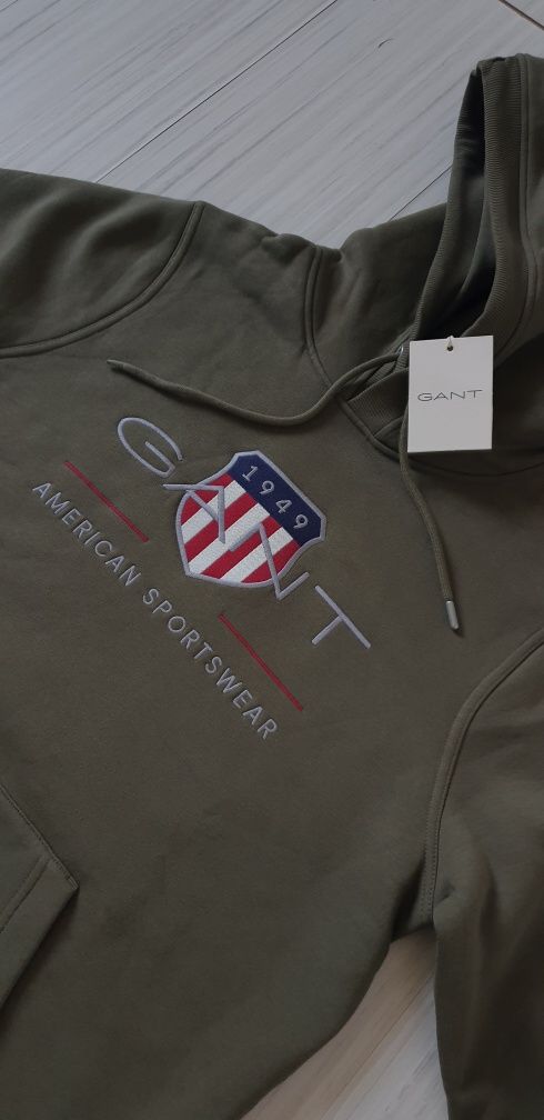 GANT Shield Hoodie Mens Size M НОВО! ОРИГИНАЛ! Мъжки Суичър!