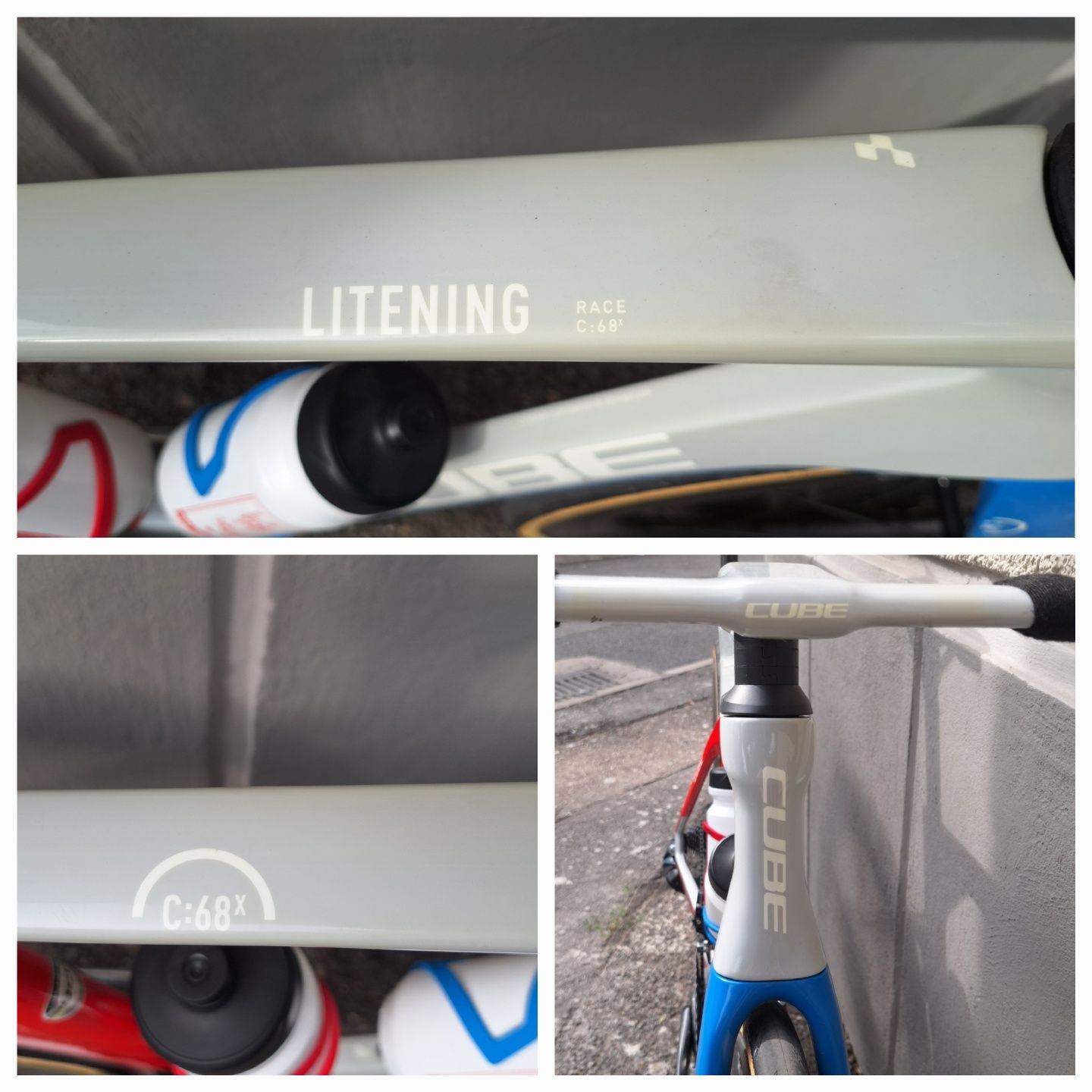 Cursiera Cube Litening Race C68X TEAMLINE Carbon Disc Sram Red