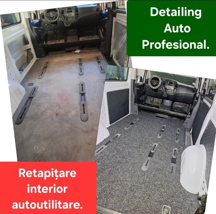 Curatare scaune tapiteri retapitare capitonare dube autoutilitare auto