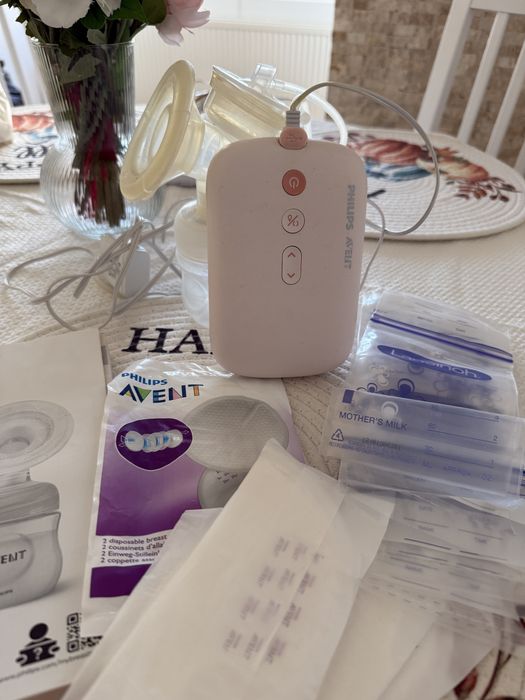 Pompă de sân Philips Avent roz – stare excelentă