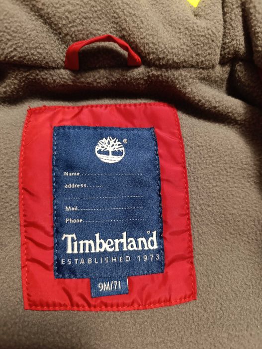 Оригинална жилетка Timberland – 9 месеца / 71 см,  с топла подплата