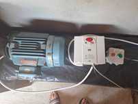 Motor 1,5 kw,380 v,1400rpm,dotat cu kit pornire convertizor fr.220 v.