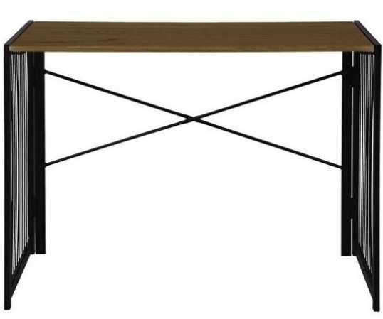 Сгъваемо бюро 100/50/75 см черно/дъб вотан