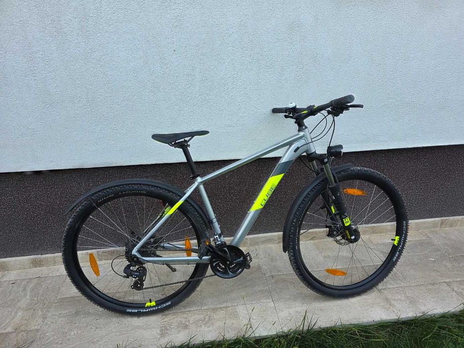 Bicicletă Cube Aim Allroad 2020 – Silver’n’FlashYellow, 19”