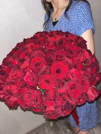 Букет из 101 красных роз
