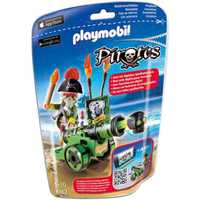 Playmobil - Capitanul Pirat Cu Tun Verde (6162)