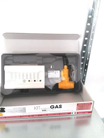 Kit detector gaz GPL/metan cu electrovalva 1/2 sau 3/4
