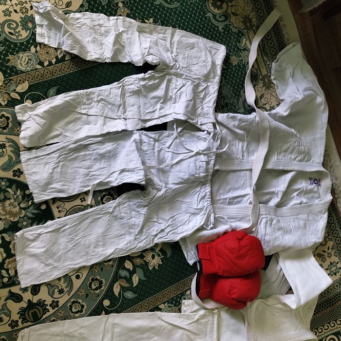 Кимоно и бойцовский перчатка