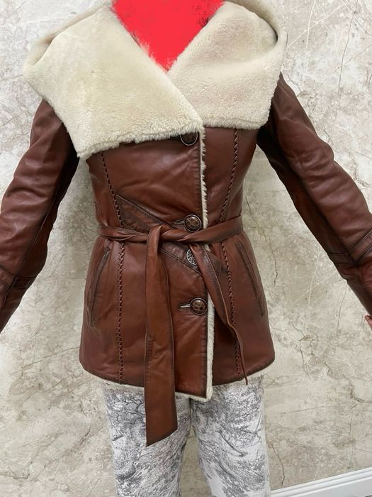 Натуральная дубленка, женская зимняя