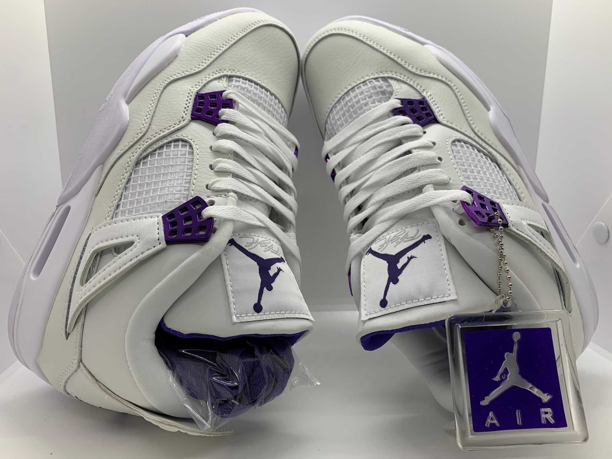 Air Jordan 4 Retro "Metallic Pack - Purple" sneakers