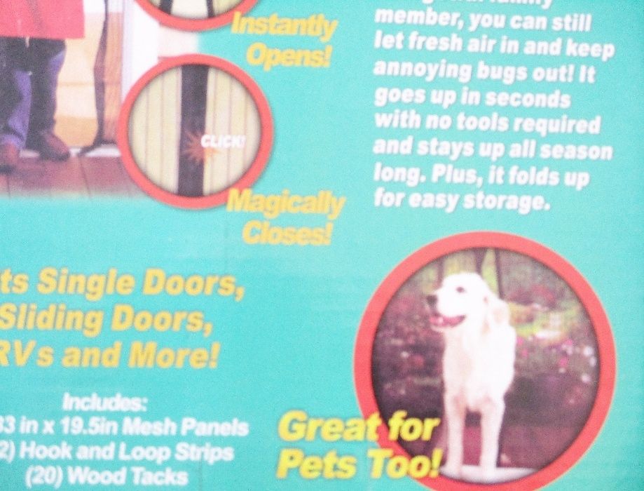 Plasa anti tantari insecte 210x100cm perdea cu magneti, culoare neagra