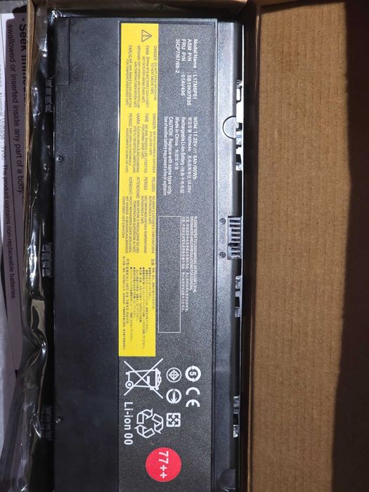 Acumulator Lenovo ThinkPad P50 P51 P52 model L17M6P51 Antiee 77+