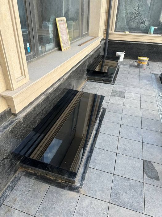 Dush kabina , loft esgiklar , tosh oyna terish , koziroklar