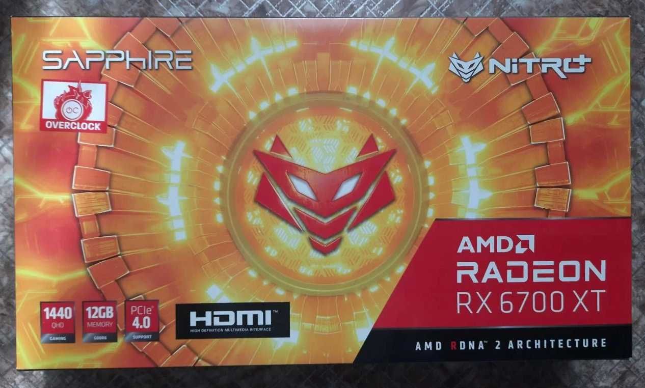 AMD Sapphire 6700 xt Nitro +