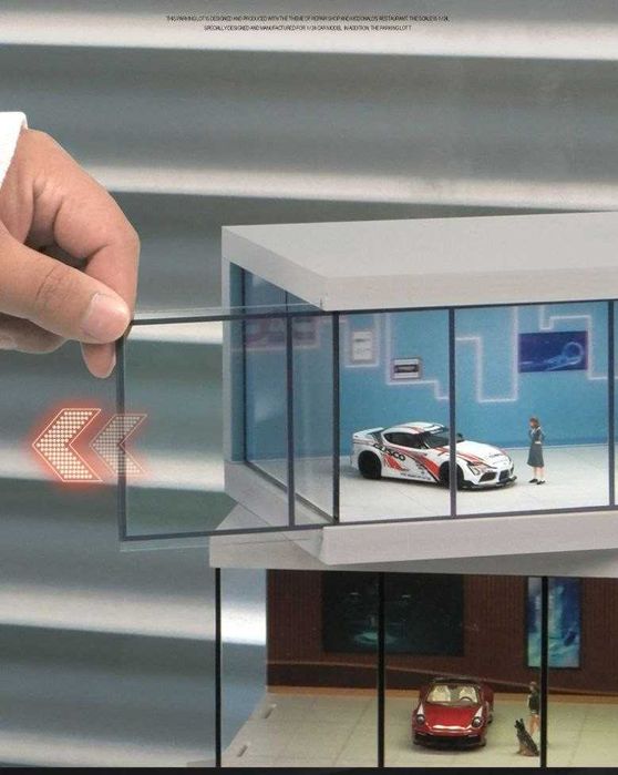 Гараж для Hot Wheels 1/64 models cars diorama шоу рум парк модель