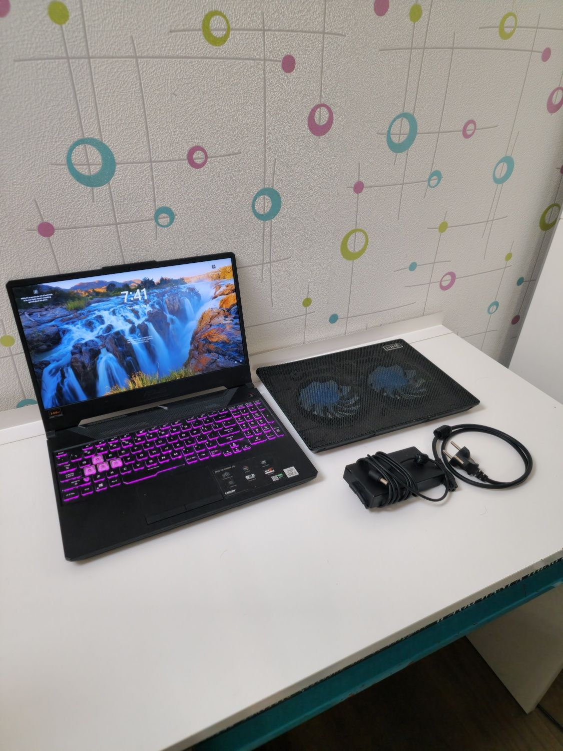 Laptop Gaming ASUS TUF F15 – i5, GTX 1650 Ti, 144Hz, 16GB RAM + cooler