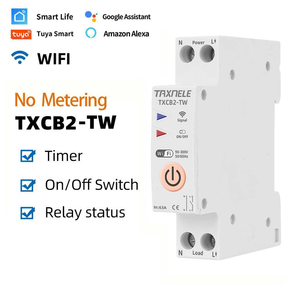 Многофункционален смарт WIFI прекъсвач и таймер, TXCB2-TW