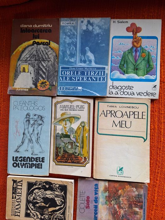 Carti beletristica (vechi) -  Lot 2-9   (buc = 8)