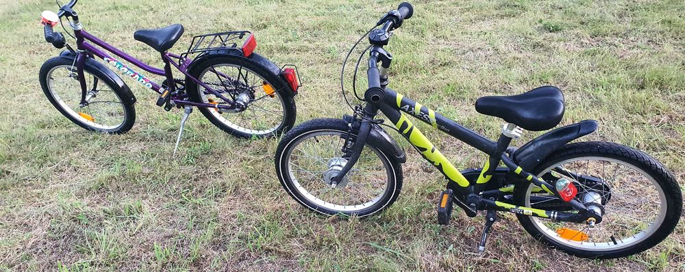 5 biciclete adulti, 2 de copii, remorca copii dupa bicicleta, import