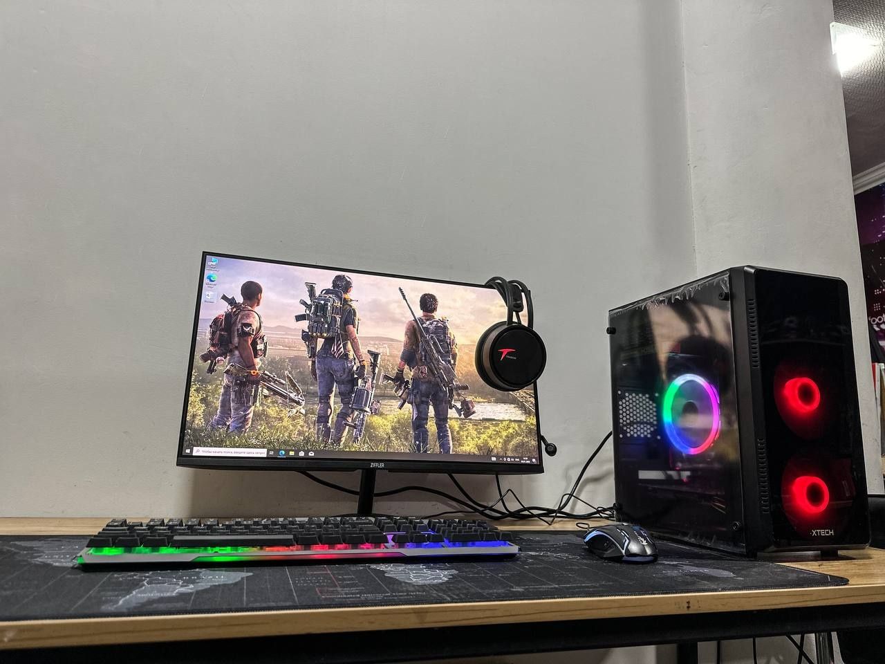 Игровой монтажный RGB компьютер CHEGIRMADA!