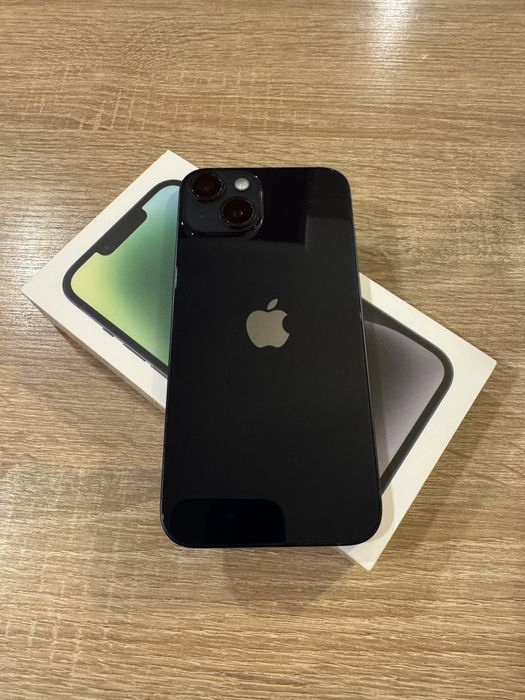 iPhone 14 full box IMPECABIL 128gb + CADOU 22 huse si folii NOI