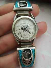 Кварцов часовник с тюркоаз с нова батерия