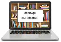 Meditatii biologie BAC august 2025