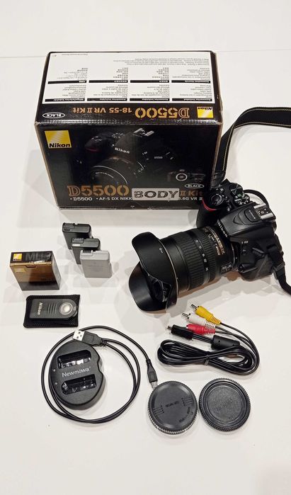 Фотоапарат Nikon D5500 + обектив Nikkor AF-S DX 12-24mm f1.4 G ED