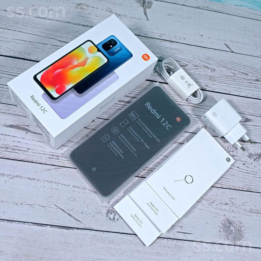 Redmi 12c чисто нов 3/32gb