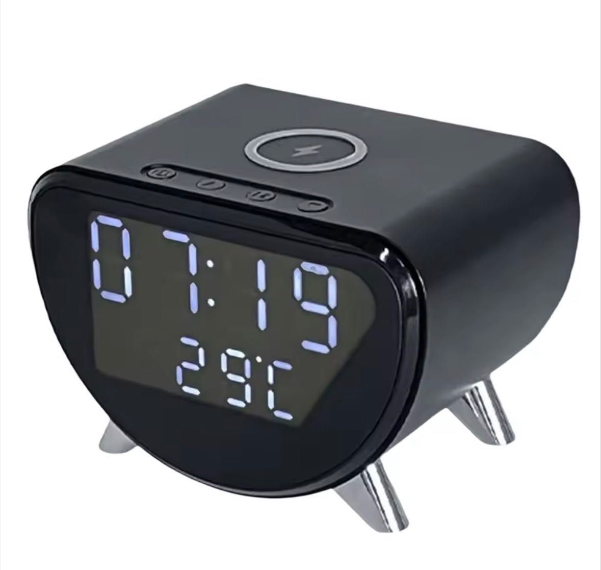 Ceas de birou cu încărcător wireless