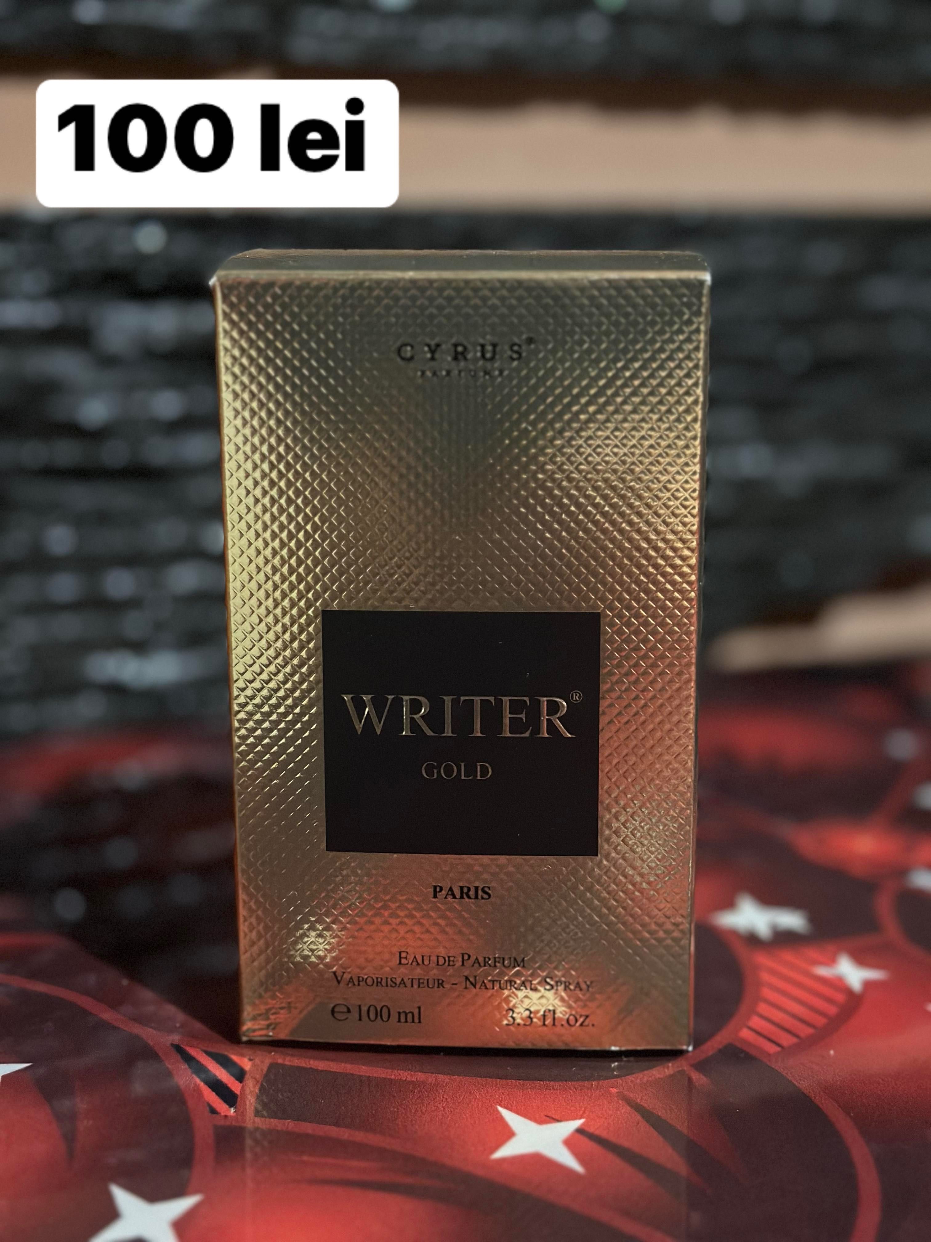 Vând Apă de parfum Cyrus Writer Gold Paris 100 ml