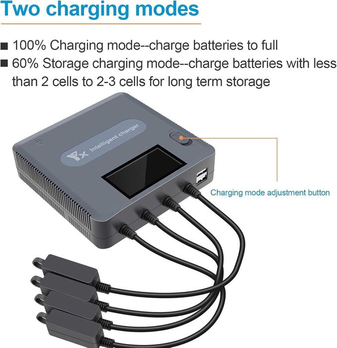 Мултифункционално зарядно устройство за DJI Mavic Air 2 / 2S