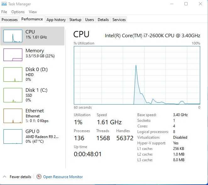 Calculator Unitate PC Gaming Acer Predator I7 2600K Ram 16Gb Rx 470 4G