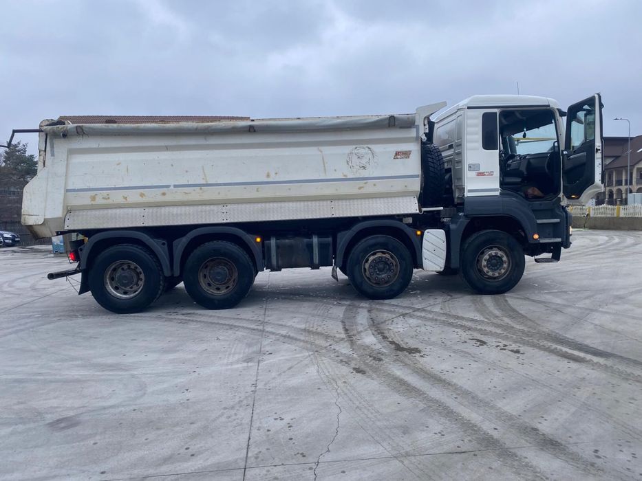 Vand autobasculanta 8x4 MAN sau schimb cu Buldoescavator