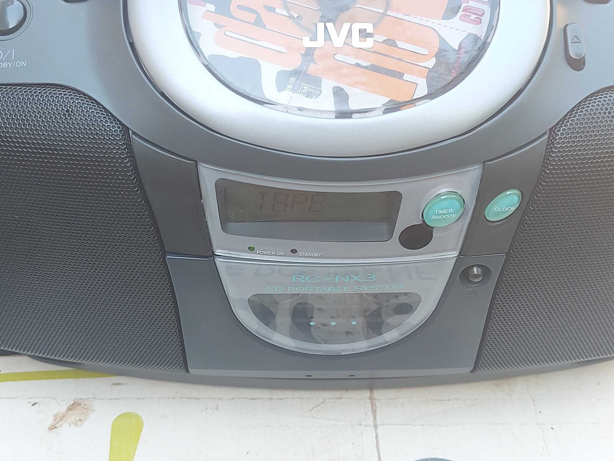 JVC RC-NX3 CD Portable System (CD/Tape/Tuner)